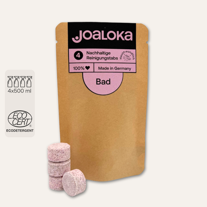 4 Badreiniger-Tabs - ergibt 4 x 500 ml Reiniger