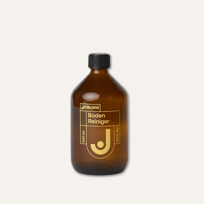Bodenreiniger - stylische Braunglas-Mehrwegflasche für 500 ml - entspricht 1 Tab