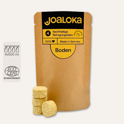 4 Bodenreiniger-Tabs - ergibt 4 x 500 ml Reiniger