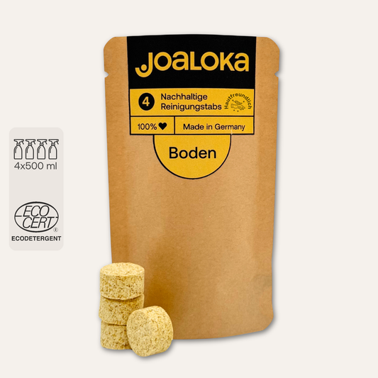4 Bodenreiniger-Tabs - ergibt 4 x 500 ml Reiniger