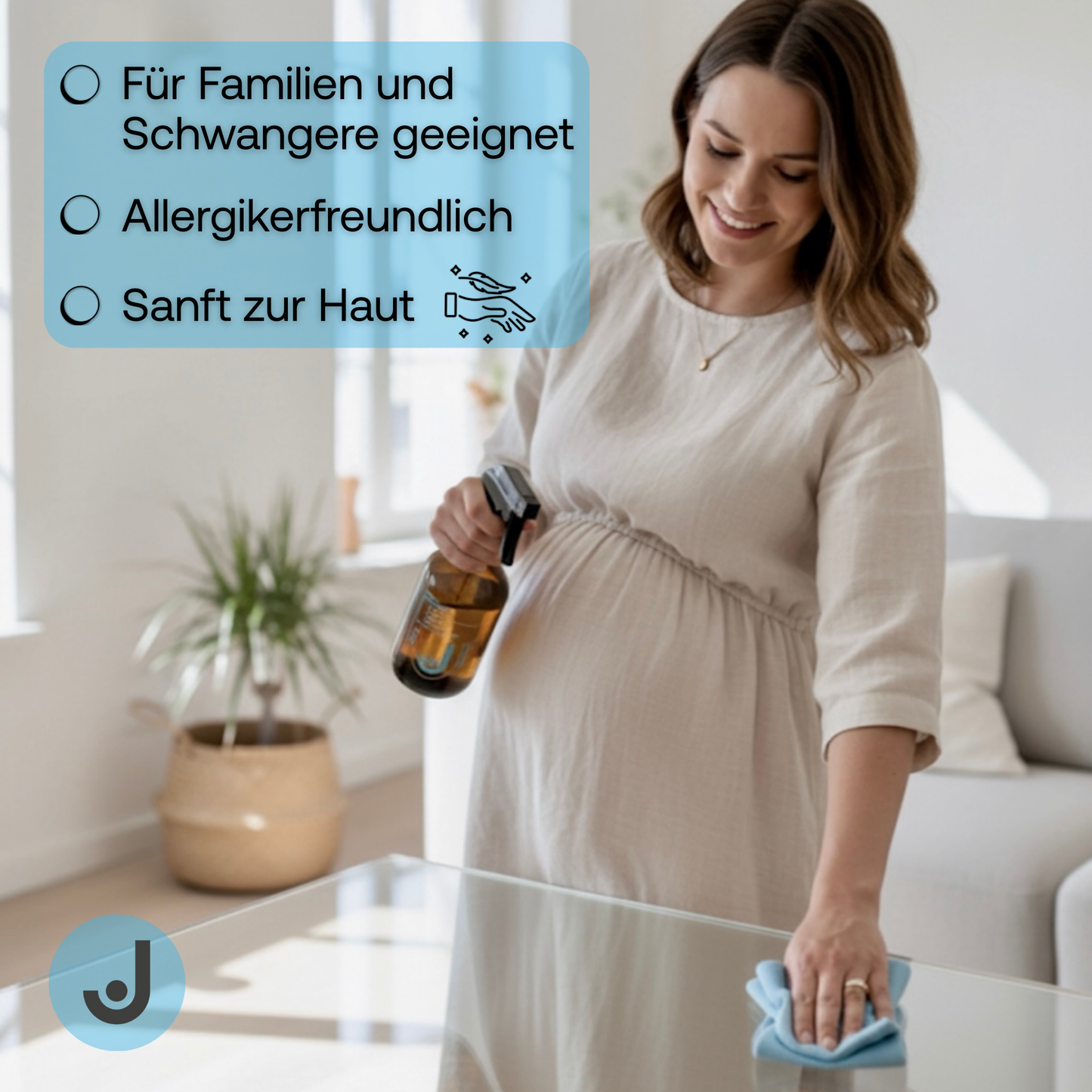 4 Glasreiniger-Tabs - ergibt 4 x 500 ml Reiniger