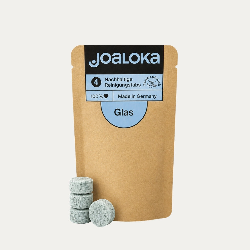 4 Glasreiniger-Tabs - ergibt 4 x 500 ml Reiniger